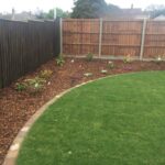 Planting area with forest mulch - Lowerstoft