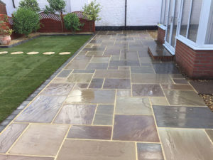 Rajgreen and Autumn Brown Mix Indian sandstone - Hingham