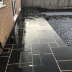 Patio area with new recess covers - Norwich
