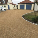 Completed hot tar and shingle driveway - Seething, Norfolk