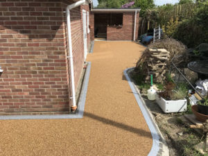 Resin bound pathway completed - Mulbarton, Norfolk