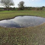 Completed pond 2 - Forncett, Norfolk