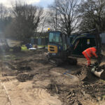 Digging of grass for new pathway 2 - Norwich