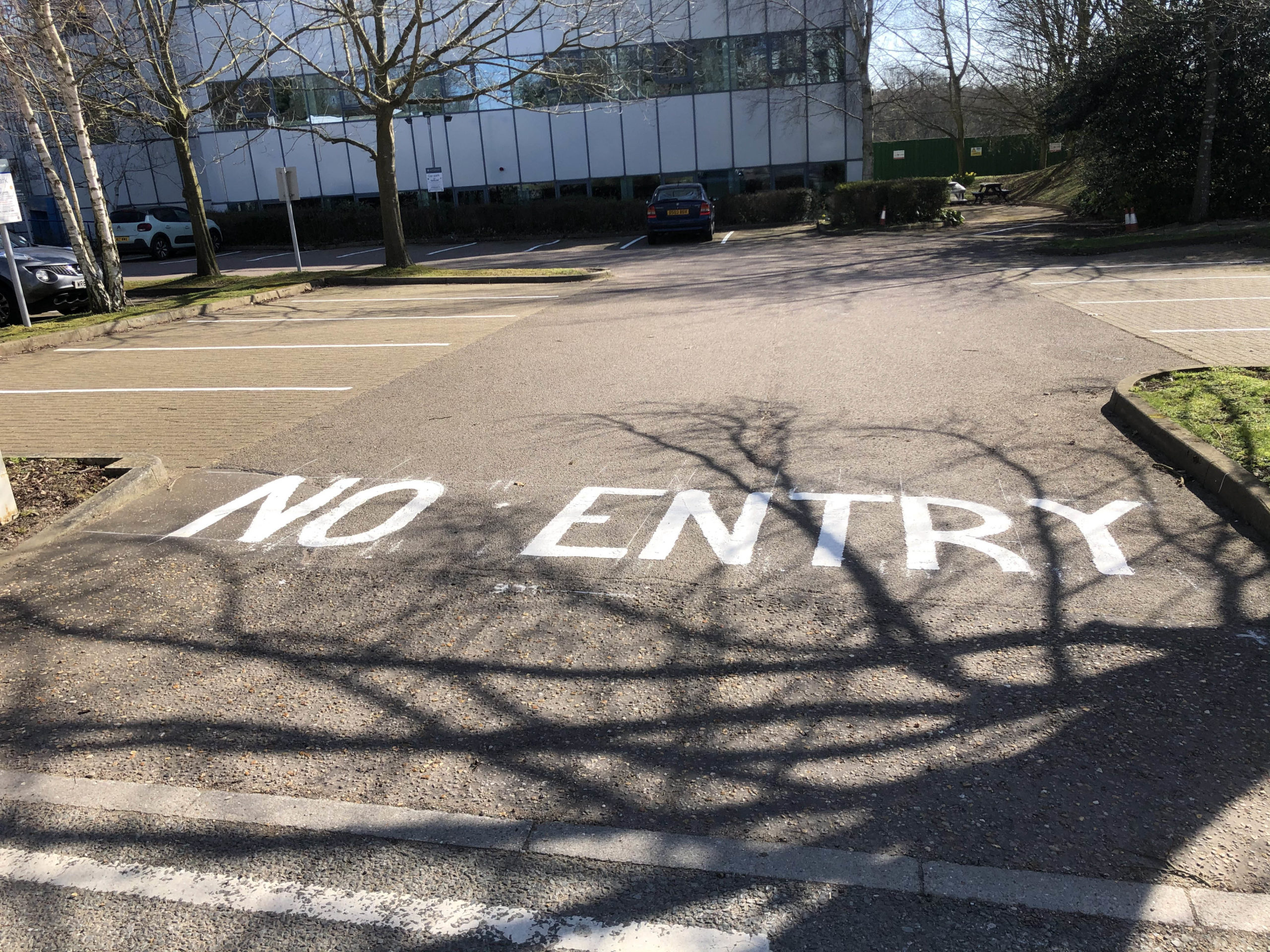 Relining and painting car park - Norwich