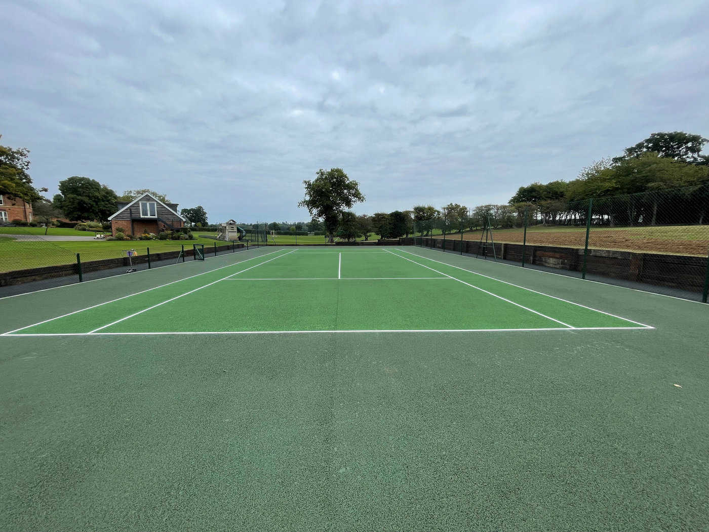 Tennis Court Construction Norwich, Norfolk Simons Landscaping
